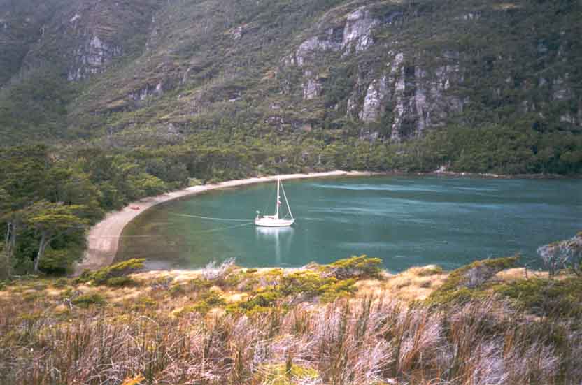 Dans la caleta Olla